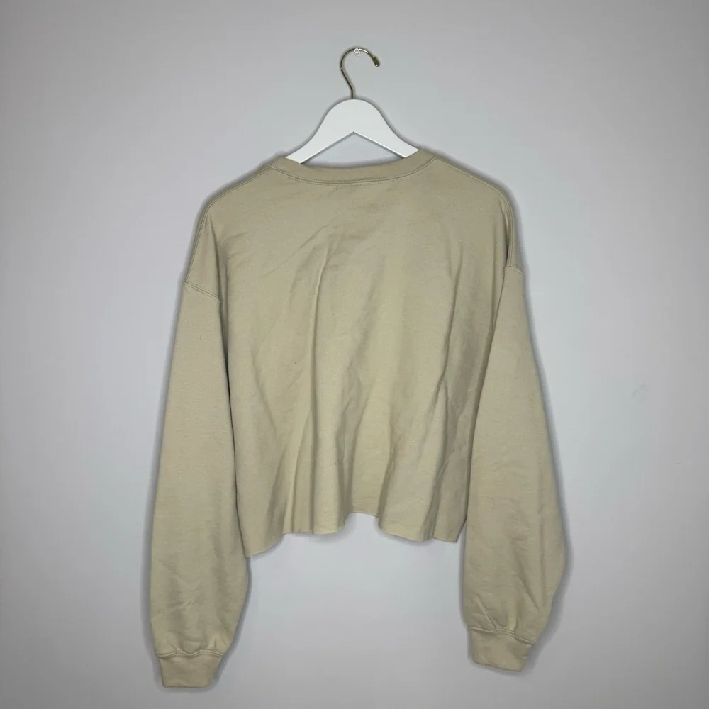 NWT | Pray Beige Cropped Sweatshirt | Size Large - Picture 7 of 7